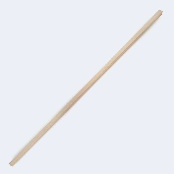 Wooden staff - square