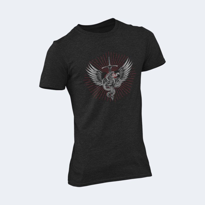 "Snake & Sword" Triblend T-Shirt