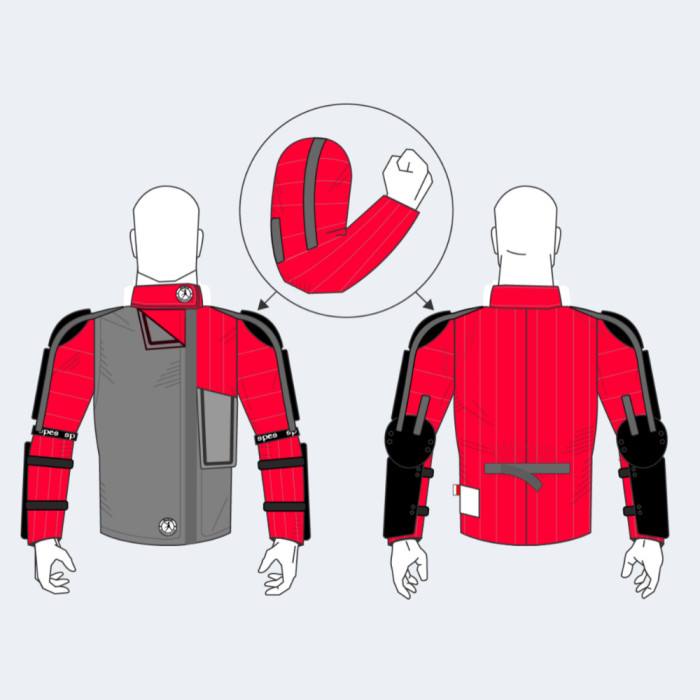 Chaqueta HEMA reforzada "AP PRO NG 800N" - Hombre ©FAITS D'ARMES
