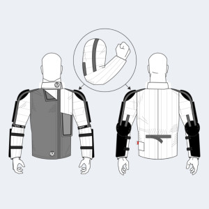 Chaqueta HEMA reforzada "AP PRO NG 800N" - Hombre ©FAITS D'ARMES