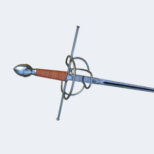 Rapière "Thibault" forgée par Bellatore ©FAITS D'ARMES