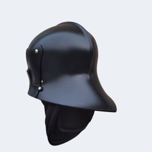Casque Wukusi style Salade Gothique ©FAITS D'ARMES