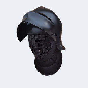 Casque Wukusi style Salade Gothique ©FAITS D'ARMES