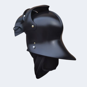 Casque Wukusi style Salade Gothique ©FAITS D'ARMES
