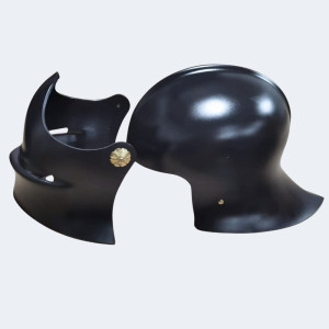 Wukusi Gotische Sallet - Verwijderbaar Vizier ©FAITS D'ARMES