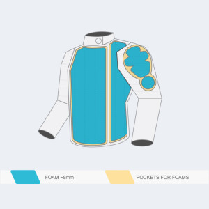 Veste AMHE légère "AP Light NG 800N" - Homme pour AMHE