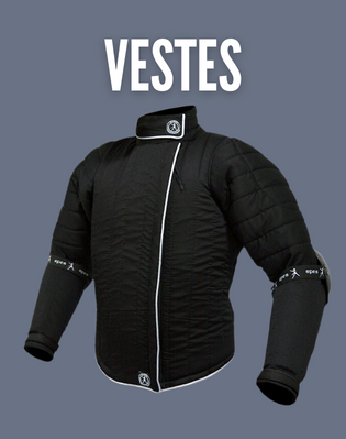 Les vestes de protection pour l'escrime et les AMHE